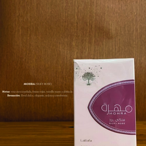Perfume Lattafa mohra silky rose eau de Parfum