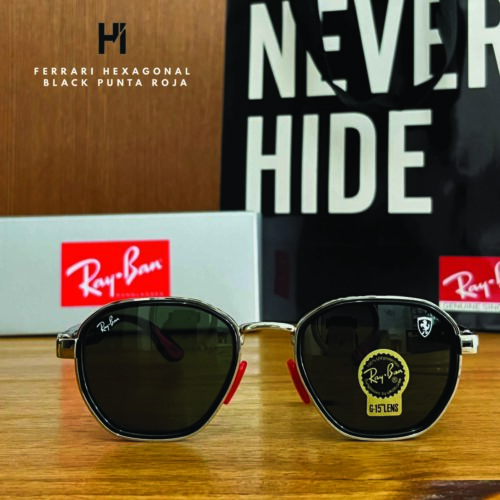 FERRRARI HEXAGONAL BLACK PUNTA ROJA